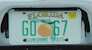 67 GTO License Plate