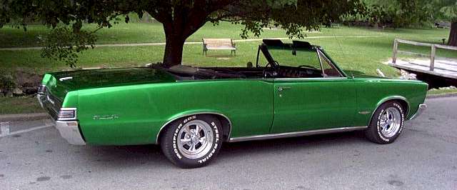 green 65 GTO convertible