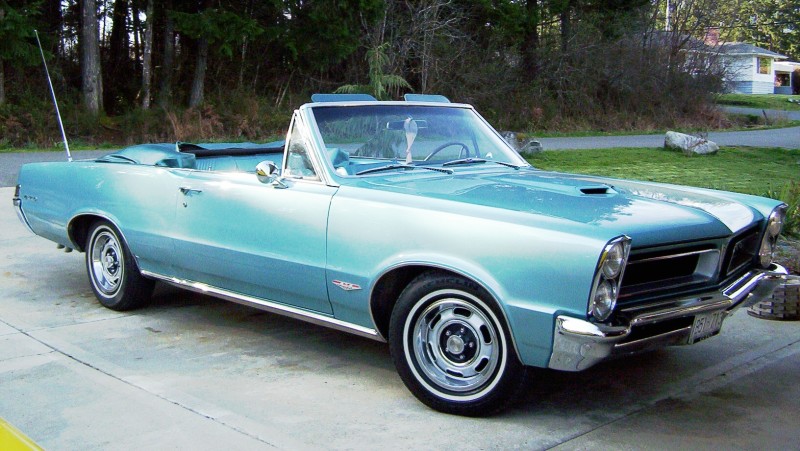 Blue 1965 GTO Convertible