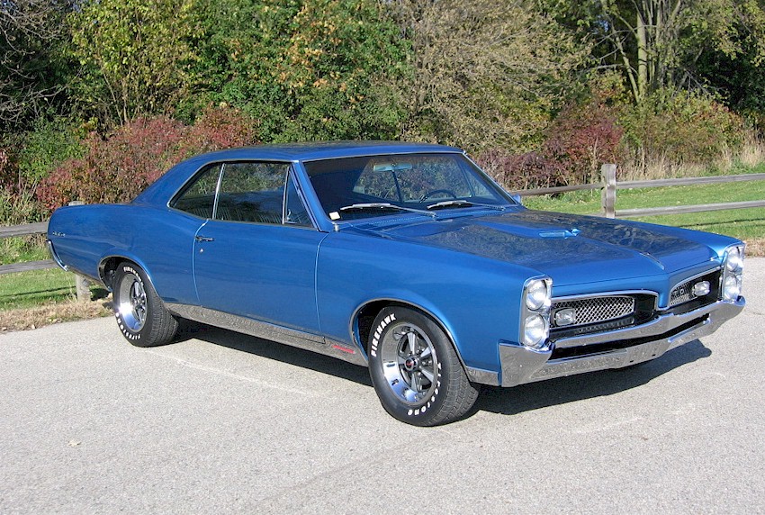 Blue 1967 GTO