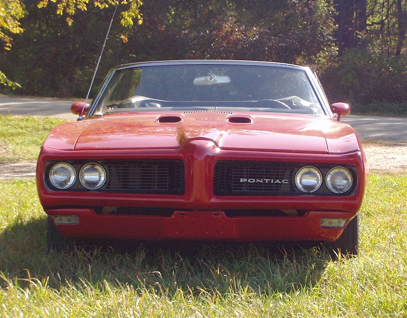 Red 68 LeMans Convertible