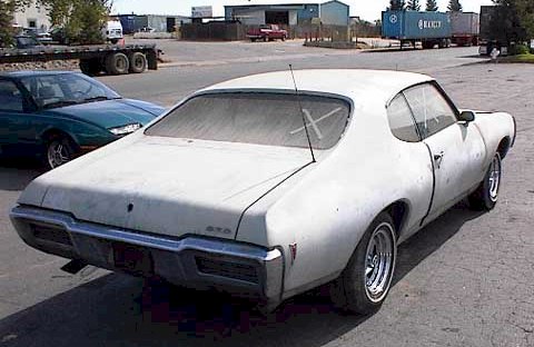 fire damaged 68 GTO