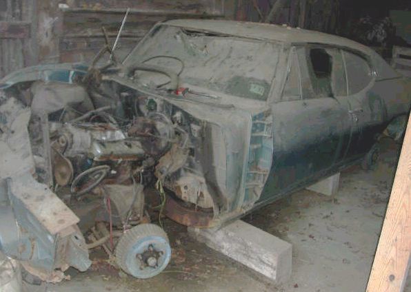 wrecked 68 GTO