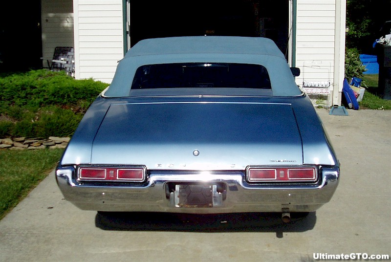 Blue 69 LeMans Convertible