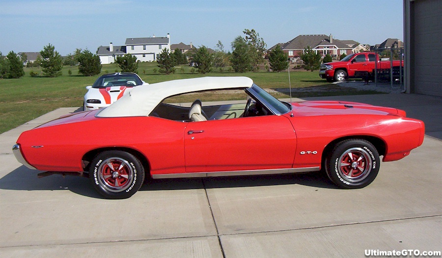 Red 69 GTO Convertible