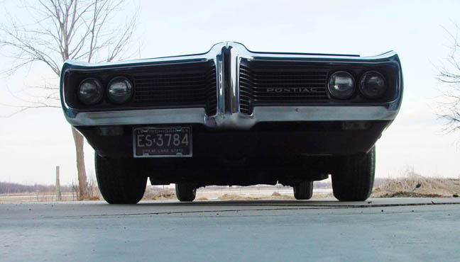 Burgundy 4-door LeMans