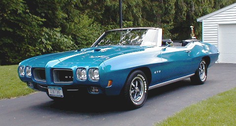 Blue 70 GTO Convertible