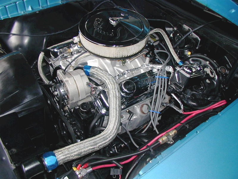 Blue 71 LeMans convertible