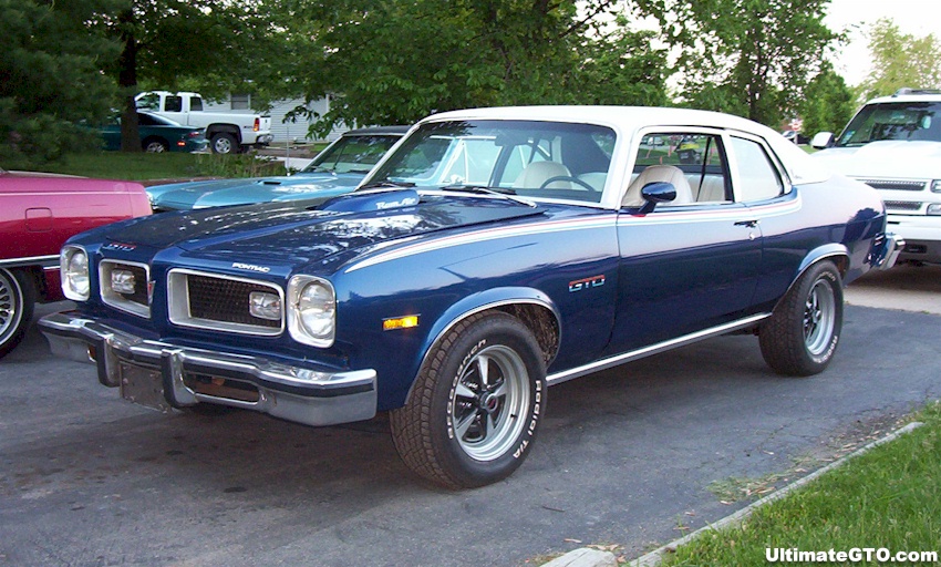 Blue 74 GTO