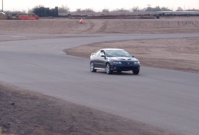 Gray 05 on the road course