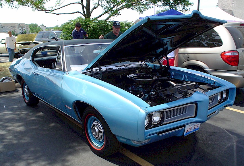 Blue 68 GTO