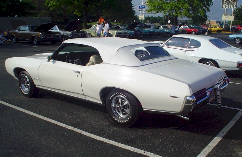 White 69 GTO Convertible