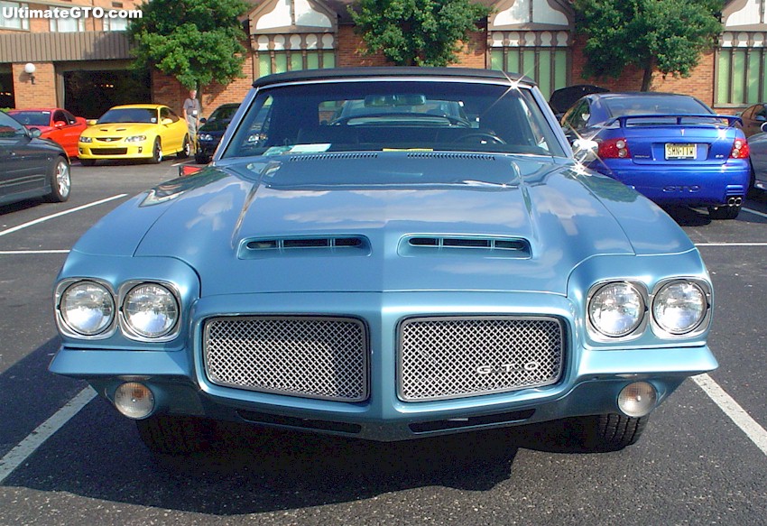 Blue 71 GTO Convertible