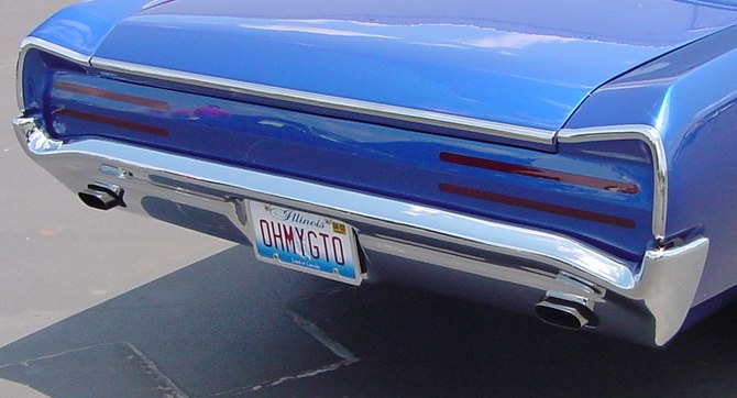 blue 66 GTO