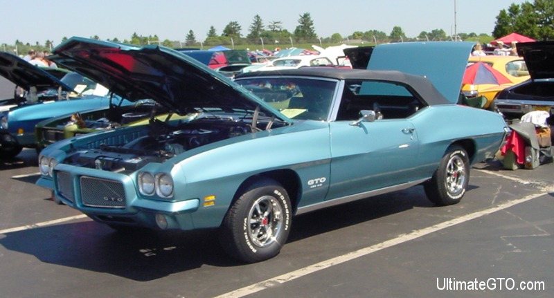 Blue 71 GTO Convertible