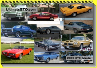 2009 GTO calendar