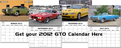 2009 GTO calendar