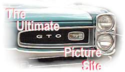 Ultimate Pontiac GTO Picture Site for 1964 through 2004 G.T.O. Goats!  
    All with thumbnail images.